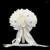 Decorative Flowers Creative Simulation Bride Holding Wedding Bouquets Bubble Of Celebration Supplies