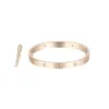 Love Screw Bracelet design di design bracciale rigido in oro bracciale da uomo braccialetti per donna gioielli moda in acciaio inossidabile da uomo con regalo di diamanti da donna