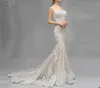 Abiti da sposa eleganti a sirena Sweetheart a vita alta senza maniche in tulle a strati con richiedenti complessi Abito da corte senza schienale Custom Made Plus Size Abiti da sposa