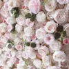 Decorative Flowers SPR Baby Pink Wall Backdrops Flower Panels Can Roll Up Cloth Base Wedding Occasion Backdrop Arrangement Florals