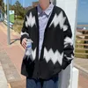 Sweaters para hombres Abrigo macho Los estudiantes usan una chaqueta por encima
