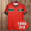 ESPNSPORT 1998 Marocko Retro Mens Soccer Jerseys National Team Bassir Hadji Neqrouz Ouakili Home Away 3rd Football Shirts Kort ärmuniformer