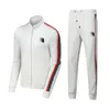 Men tr￤ningskl￤der2023s varum￤rke mens svett kostym v￥rens h￶st l￥ng￤rmad tv￥delar set h￶sten sportkl￤der jogging jacketbyxor