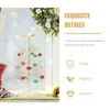 Christmas Decorations Tree Christmastrees Iron Tabletop Decor Artificial Mini Desktop Adornment Ornaments Table Holiday Small Party