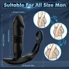 Spielzeug Sex-Massagegerät Teleskopdildo Analvibrator Männliches Prostata-Massagegerät Verzögerung der Ejakulation Penisring Butt Plug Sexspielzeug für Männer Homosexuell MasturbatorA9QG