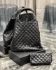 2023 icare maxi shopping bag Large designer bags quilted tote bags Attaches Women handbag Fashion black lambskin totes Shoulders Purse