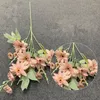 Decoratieve bloemen Simulatie Dahlia Wedding Hall Decoratie Bloemweg Toonaangevende Bouquet Christmas Decorations for Home Crafts