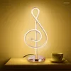 Bordslampor LED Musiknotlam