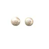 Новые круглые серьги с пресноводным жемчугом и боковыми камнями, простые универсальные серьги высокого качества, латунь, серебро 925 пробы, Needle6748074
