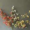 Dekorativa blommor 10st/Lot Artificial Gypsophila spridda stjärndekoration bröllop vägg brud buketter lyx hem dekor flores girland