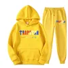 Hot Tracksuit Roblox T Shirt Trapstar Märke tryckt sportkläder stora herrskjortor 16 färger varma två stycken Set Loose hoodie tröja en ny design 67ess