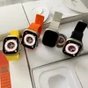 Para Apple Smart Watches Ultra 8 S￩rie 49mm 1,99 polegada Tela mista colorida Strap intercambi￡vel com rel￳gio inteligente