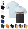 Ny F1 Racing Suit Men's Short Sleeve Polo Shirt Anpassad snabbtorkande andningsbar lapel-t-shirt