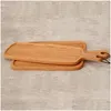 Tagliere Squre Cucina Chop Block Casa in legno Tagliere Torta Piatto di sushi Vassoi da portata Piatto di pane Vassoio di frutta Bistecca Dbc Drop Dho63