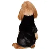 Vêtements pour chiens pull polaire zippé sweat chaud manteau veste hiver chiot chat pour petits chiens moyens Chihuahua Yorkie caniche