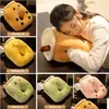 Cushion/Decorative Pillow Cute Bubble Tea Stuffed Plush Waist Cartoon Fruit Hand Warmer Milk Boba Cushion Kids Toy Girl Birthday Gif Dhttq