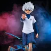 Eylem Oyuncak Figürleri Avcı X Hunter Anime GK Killua Zoldyck 27cm Figma Eylem Şekil PVC Dekorasyon Model Bebek Oyuncaklar Doğum Günü Hediyeleri T230105