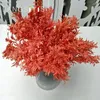 Decoratieve bloemen 5forks/1 stks kunstmatige bloemgras mistige dennenstof simulatie po prop bruiloft feest tabel decor accessoires