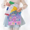 A4 File Folder Cute Bear Document Organizer Holder Korean 13 Inches Laptop Fichario for Gilrs Kawaii Information Bag Stationery