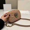 dgbag Bolsa de instantáneas del Sagrado Corazón Bolsos de hombro Bolso de diseñador para mujer Bolso de cuero para mujer Bolso con signo de amor Bolsos cruzados Moda Cartera de mano cuadrada 230109