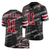 American College Football Wear Thr Ohio State Buckeyes 2022 Rose Bowl Champions CFP Jersey Justin Fields NCAA Jersey 7 C.J. Stroud TreVeyon Henderson Jaxon Smith-Nj