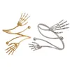 Podkładki kolan chłodne szkieletowe szkielet mankiet ramię dla kobiet i dziewcząt górna bransoletka H7EF