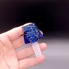 Blue Toned Glass Bowl for Water Bong Pipes Bubbler Male 14mm 28mm Smoking Accessories