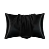 Pillow Case Pure Emulation Satin case Comfortable Cover case For Bed Throw Single Covers Home Decor wholesale 230104