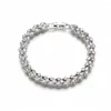 Bracelets porte-bonheur Daihe Bracelet en cristal romain pour femmes mode luxe coeur chaîne strass accessoires de mariage cadeau