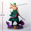 アクションおもちゃのフィギュアアニメのフィギュアワンピース25cm gk roronoa zoro double headed pvc children toys collection cortoon lodrsギフトpvcモデル装飾t230105