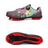 Cycling Footwear Fashion Graffiti Style Shoes Men Outdoor Self-Locking Bicycle MTB Cleat Breathable Ultralight Road Bike SPD