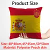 Pillow Case Room Decor Football National Team Cover Top32 Waist case Home Sofa Car Throw Cushion 230104