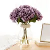 Decorative Flowers 47cm Artificial Hydrangea Branch Home Wedding Decor Silk Flower High Quality Fake Party Decoration