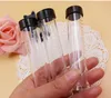 High-end clear pastic test tube bottle with cap 21mm 106mm pp jewelry nail art beads storage container 50pcs lot 20ml