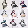 75 Styles Designer Väskor Cross Grain Cowhide Snapshot Square Bag Axel Messenger Bag Wide Shoulder Strap Fashionable 230101