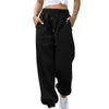 Women's Pants & Capris Xingqing Women Black Jogging Sweatpants For Baggy Gray Jogger High Waist Sweat Casual Female Trousers