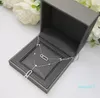 Pendant Necklaces Fashion Women's Double Layer Necklace S925 Sterling Silver