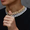 Charmiga män kvinnor kedjor 15mm 16-24 tum guld silver färger bling cz nummer 8 kedja halsband mode smycken trevlig gåva