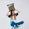 Корпус наволочки Zengia Weed Zip Lock Большой Dank Throw 16x16in 18x18in Декоративная подушка крышки 230104