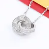 Designer luxury necklace chains iced out pendants classic design jewellery necklace designers for women valentines day engagement gifts charm necklaces woma
