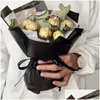 Party Decoration C9Ga 100 Pcs/Set Mini Clear Chocolate Box Holder Exquisite Candy Truffle Wrappers Flower Shop Packaging Case Drop D Dhyli