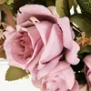 Decorative Flowers 35cm Artificial Peony Wreath Simulated Garland Rattan Ring Decoration Pography Props Wedding Flower Home Door Decor