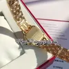 2023 zx0020 Movimiento de cuarzo suizo 27 mm Reloj para mujer Caja de diamantes de doble fila Esfera blanca Marcadores romanos Pulsera de acero inoxidable de oro rosa Relojes de moda eternidad