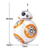 Экшн-фигуры быстрые доставки BB-8 Ball RC Robot BB8 Figure BB 8 Droid Robot 2.4G Дистанционное управление Интеллектуальным роботом BB8 Model Kid Toy Gift T230105