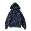 Shark Hoodies Designer Mens Hoodie Full Woman Camouflage Zip-up Jacket Hoody Hooded Sweatshirt Sweater Långärmad Cardigan M-3XL