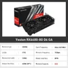 Yeston New Radeon RX6600 8GBグラフィックカードGPU GDDR6 128ビット14 GBPS 7nmビデオカードfor AMD CPUグラフィックカードLHR Placa de Vdeo