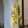 Strings 32.8ft Ivy String Lights 100LED Lighting Decor Solar Powered LED Vine Decoration Bulb Decorative Chains