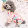 Pijama de macacão de cão doce de cães de gato para cães pequenos shih tzu yorkshire terrier pijamas macacão de cachorrinho roupas de cachorro pijama chien