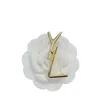 Retro Women Pins Pearl Brooches Luxurys Designers Letter Gold Brooch Pin For Dress Fashion Y Brooches For Wedding Party 052