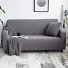 Stolskydd Color Velvet Thicken Soffa Elastic Knitting Couch Cover For Living Room Universal Section Slipcover 1/2/3/4 -sits